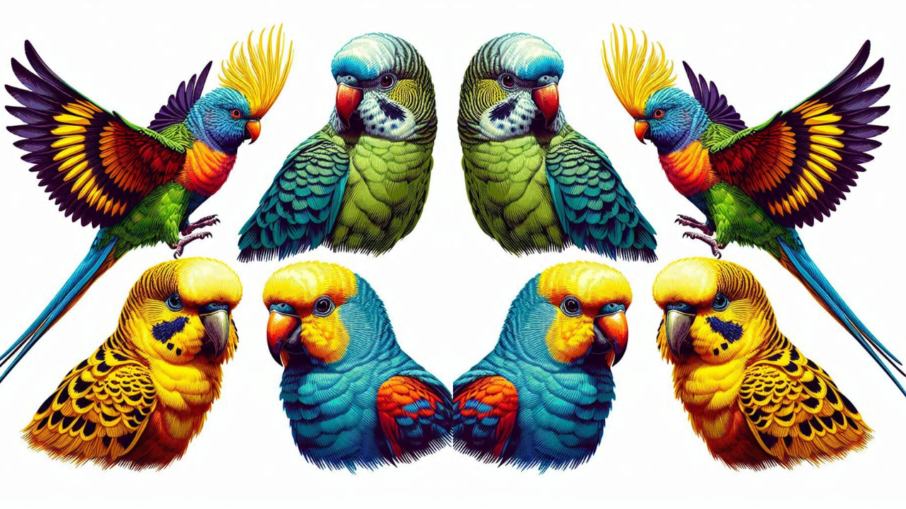 African Parakeets
