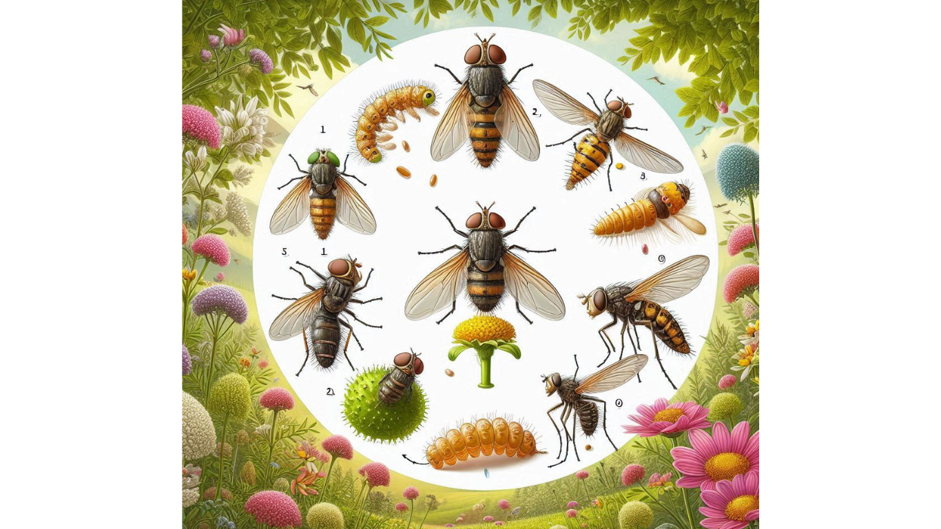 Life Cycle of the Snakelet Fly