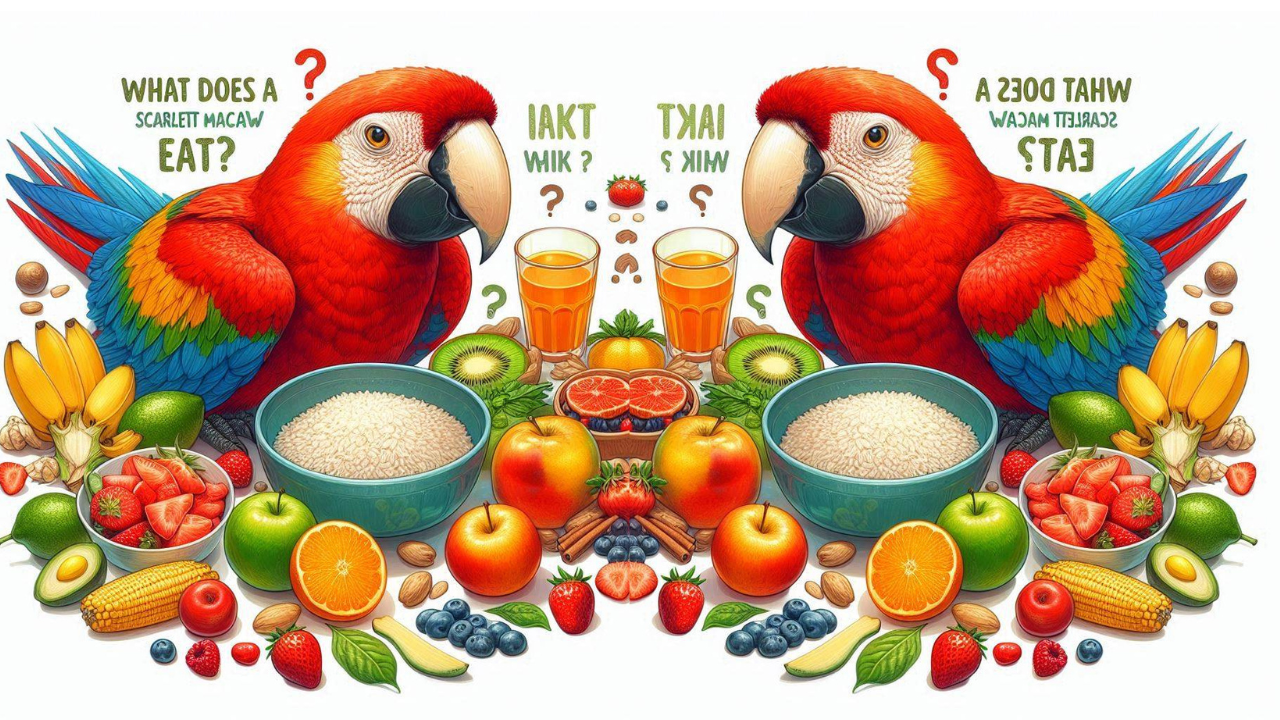 Scarlet Macaw Diet: What Does a Scarlet Macaw Eat?
