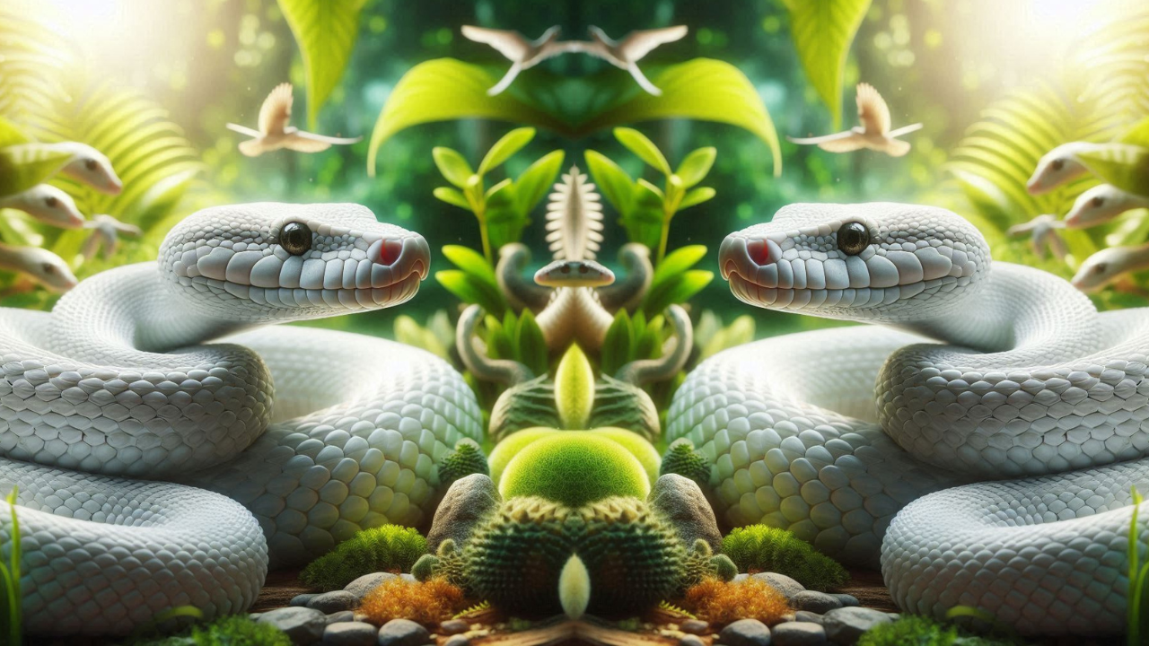 The Genetics of White Coloration in Snakes
