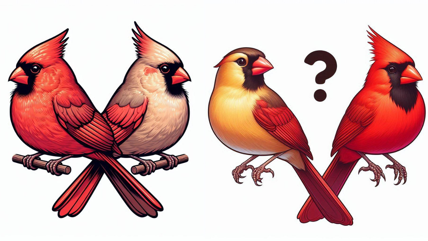 What is the Difference Between a Male and Female Cardinal?