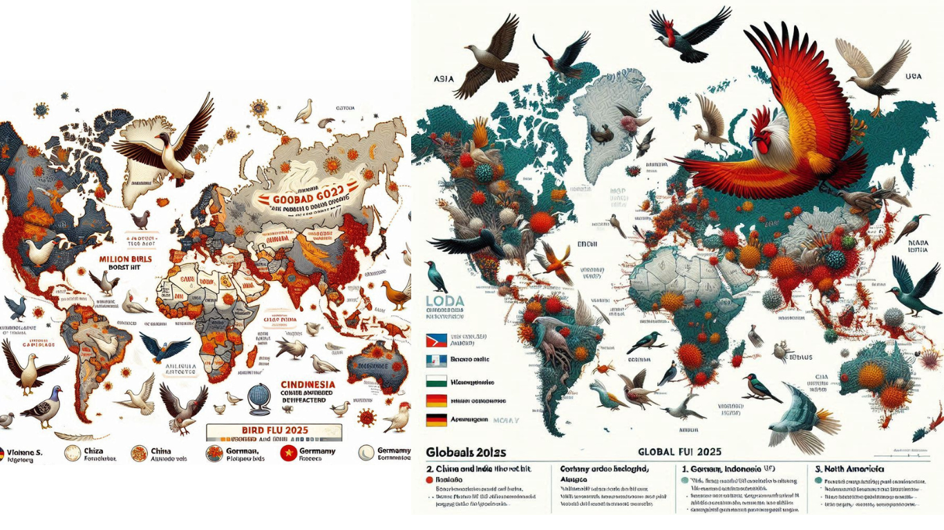 Bird Flu 2025 Map: Global Pandemic and Affected Areas